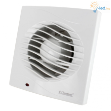 Commel Elszívó Ventilátor Gravitációs Zsaluval, Időzítővel 12W 98mm 220V - 420-104 villanyszerelés