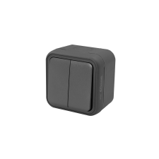 Commel falon kívüli csillárkapcsoló (105) antracit IP55 043-105 villanyszerelés