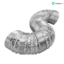 Commel flexibilis aluminium cső légcsatorna, elszívóhoz 100mm x 1,5m villanyszerelés
