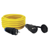 Commel Hosszabbító kábel, ipari"schuko" dugaljjal és konnektorral 16 A 250 V ~ 3500 W IP44, 10m