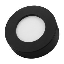 Commel LED panel 6W kerek 2700/4000/6500K 122mm fekete villanyszerelés