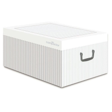 Compactor Anton összecsukható tároló doboz - karton, fehér / szürke bútor