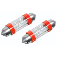 Compass 4LED, 12V, suf.11X39 SV8.5, izzó, piros, 2 darab (33722) autóalkatrész