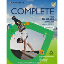 COMPLETE FIRST FOR SCHOOLS 2ND SB+O nyelvkönyv, szótár