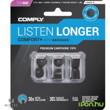 Comply Comfort Plus Tsx-500 memóriahab fülilleszték L fekete audió kellék