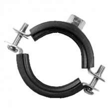 CONCEPT kétcsavaros gumis csőbilincs, M8/M10, 121-127mm barkácsolás, csiszolás, rögzítés