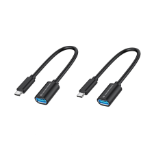 Conceptronic ABBY11B USB-C apa - USB-A anya 3.0 Adapter (2db) kábel és adapter