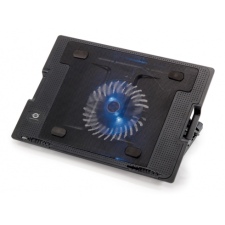 Conceptronic CNBCOOLSTAND1F 17" összecsukható laptop hűtőpad - Fekete laptop kellék