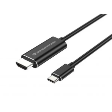Conceptronic Kábel - ABBY04B (USB-C to HDMI, 4K/60Hz, 2m, fekete) kábel és adapter