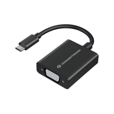Conceptronic Kábel - ABBY05B (USB-C to HDMI, FullHD/60Hz, aluminium, fekete) kábel és adapter