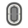  Conceptum Hypnose Carpet (100 x 300) Anthracite Sftkece047-Oval