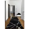  Conceptum Hypnose Előszoba szőnyeg (80 x 100) Fekete Fehér Tört - Fekete