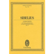CONCERTO FOR VIOLIN & ORCHESTRA D MINOR – JEAN SIBELIUS idegen nyelvű könyv