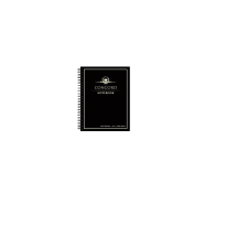 Concord 70 lapos A4 vonalas spirálfüzet - Fekete füzet