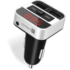 Connect IT InCarz vezeték nélküli FM transzmitter, 2xUSB+3,5 mm-es AUX, EZÜST