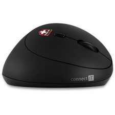 Connect IT Vertical Ergonomic Wireless FOR HEALTH LADIES, black egér