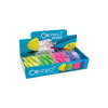 Connect Radír háromszögletű 24 db/kínáló doboz színes (sárga, zöld, rózsa, kék) (CONNECT_107028)