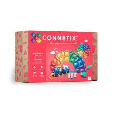  Connetix csempe - Mágneses építőkészlet Rainbow XXL 212 db mágneses építőjáték