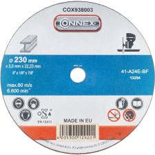 CONNEX Řezný kotouč kov 230 mm, tloušťka 3 mm csiszolókorong és vágókorong