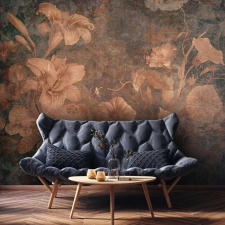 Consalnet Vintage barna virágmintás fotótapéta tapéta, díszléc és más dekoráció