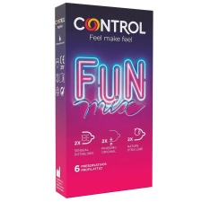  CONTROL - érzéki keverék gumi óvszer 6 db óvszer