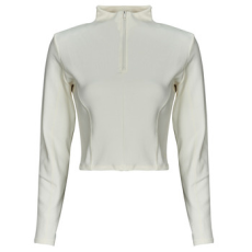 Converse Blúzok HALF-ZIP MOCK NECK LONG SLEEVE TOP Fehér EU S