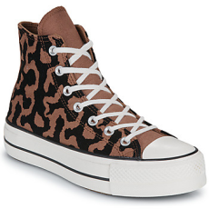 Converse Magas szárú edzőcipők CHUCK TAYLOR ALL STAR LIFT PLATFORM LEOPARD REMIX Barna 36