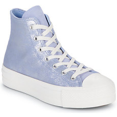 Converse Magas szárú edzőcipők CHUCK TAYLOR ALL STAR LIFT PLATFORM SUEDE SHIMMER Kék 39 1/2