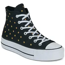 Converse Magas szárú edzőcipők LIFT PLATFORM EMBROIDERED STARS Fekete 36