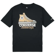 Converse Rövid ujjú pólók CNV SNKR GFX TEE Fekete 12 / 13 ans gyerek póló