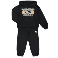 Converse Ruhák CHEST STRIPE W SNKR GFX PO SET Fekete 8 / 10 ans gyerek ruha szett