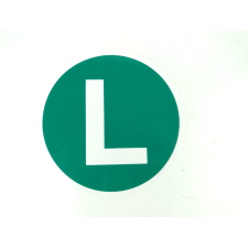 CONVOY Matrica L /csöndes/ információs címke