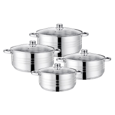  Cook Max Edénykészlet 8 részes rozsdamentes CKM803 edény