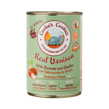 Cookas' Cookies Cooka's Real Venison szarvasos nedvestáp 400g kutyaeledel