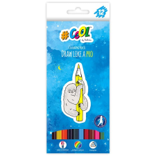 COOL BY VICTORIA #COOL BY VICTORIA háromszög alakú, 12 szín színes ceruza