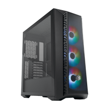 Cooler master masterbox 520 argb üveg ablakos fekete számítógépház (mb520-kgnn-s01) számítógép ház