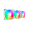 CoolerMaster SickleFlow Edge 360 ARGB tripla ventilátor modul fehér