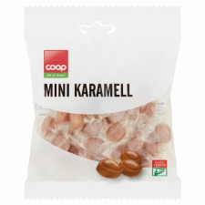 Coop Mini Karamell tejkaramella ízű töltetlen keménycukorka 70 g csokoládé és édesség