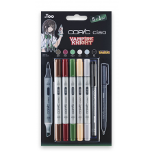 COPIC Ciao alkoholos marker készlet, Vampire Knight - (5+1 db) filctoll, marker