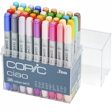 COPIC Grafikai filctoll készlet, Copic Ciao Marker Set C - (36 db) filctoll, marker