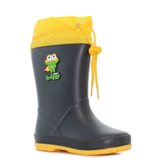 Coqui Rainy Collar Hero fekete gyerek gumicsizma Méret:27