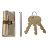 Corbin Cilinder zárbetét 35+35mm, bronz rugók,    DIN szabv., 5 csapos kulcs, krómozott szín