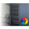 Cordivari Színes design radiátor - Cordivari Gloria 22 Plus 430x790 szürke design törölközőszárító. Rendelhető fekete piros kék sárga zöld barna lila narancs drapp színben