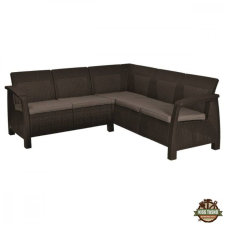  Corfu relax műrattan kerti sarokgarnitúra kerti bútor