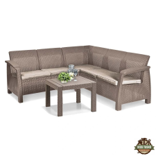  Corfu relax sarokgarnitúra rosario asztallal kerti bútor