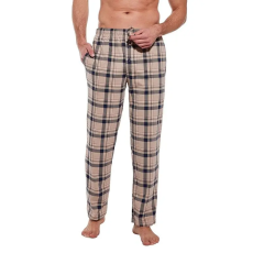 cornette Dominik férfi pizsamanadrág, barna, kockás L