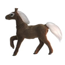 Corolla Exp-Imp. Kft Barna ló prémium 11cm dekorációs kellék