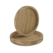 Corolla Exp-Imp. Kft Fa tálca barna 20cm dekorációs kellék