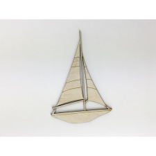 Corolla Exp-Imp. Kft Natúr fa - Balatoni vitorlás 15cm dekorációs kellék