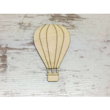 Corolla Exp-Imp. Kft Natúr fa - Hőlégballon 10cm dekorációs kellék